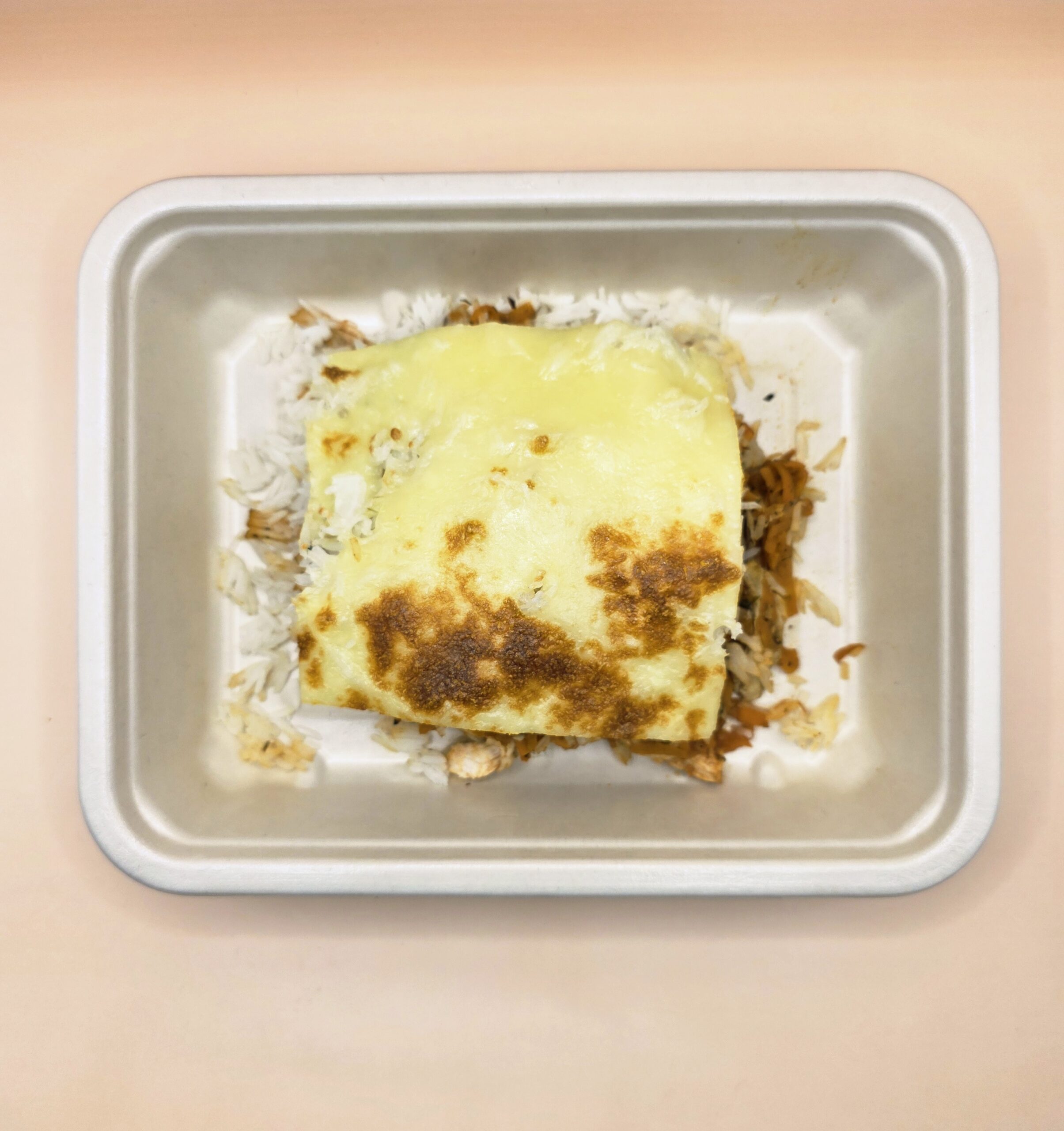 Arroz de frango com cenoura ‘estilo pato’