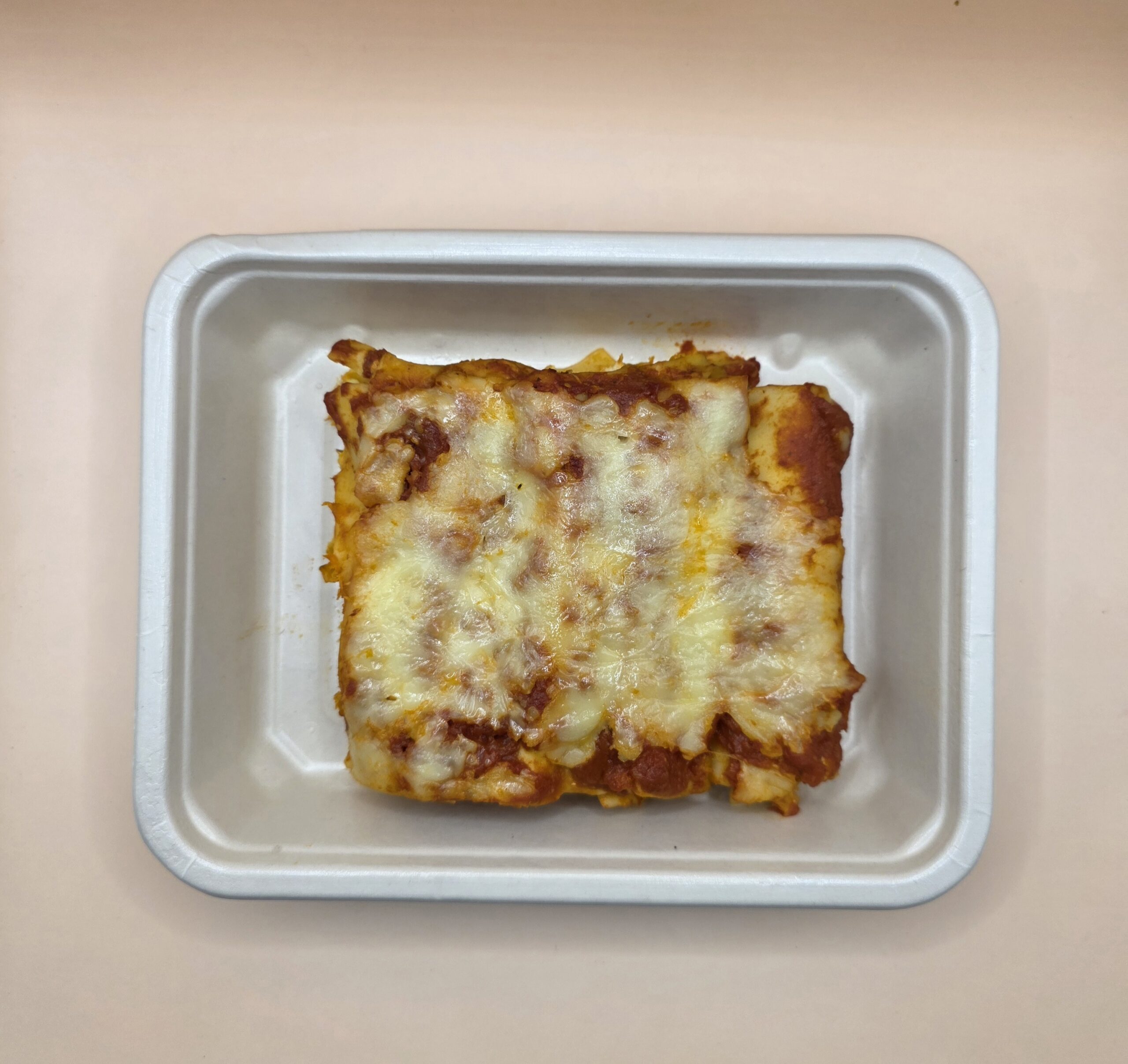 Canelones de frango, cenoura e couve flor